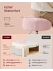 VASAGLE 2er-Set: Barhocker in Pastellrosa - (B)38 x (H)(44-60) x (T)38 cm