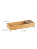 relaxdays Messerhalter in Natur - (B)38 x (H)6,5 x (T)15,5 cm