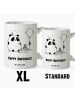Mr. & Mrs. Panda Teebecher Panda Geburtstag mit Spruch in Weiß