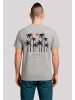 F4NT4STIC T-Shirt Escape Discover the World Palm Trees in grau meliert