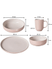 Ritzenhoff & Breker 32er Set XXL Kombiservice Jasper rosa-vanille in rosa-vanille