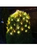 MARELIDA LED Lichternetz für Buchsbaum mit Blinkfunktion D: 80cm in transparent