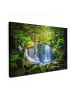 MuchoWow Leinwand bilder Dschungel Wasserfall (BxH)