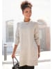 LASCANA Longpullover in grau meliert
