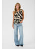 Kaffe Bluse ärmellos KAciara Regular fit in Sand/Black Flower
