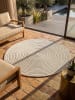 KADIMA DESIGN Teppich Outdoor MEZEN Abstrakt Polypropylen in Creme