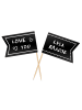 URSUS Blackboard Deko-Sticks  5,5 x 3,5 cm, 10St., schwarz - ab 3 Jahren