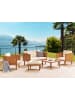 Beliani 5-tlg Sitzgruppe BARATTI in Braun/Beige