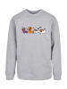 F4NT4STIC Sweatshirt Halloween Cute Dackel in grau meliert
