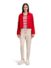 BETTY & CO Strickpullover mit Struktur in Cream/Red