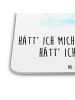 Mr. & Mrs. Panda Glasuntersetzer Einhorn Schneemann mit Spruch in Weiß