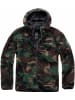 Brandit Fleecejacke/Fleecepullover "Teddyfleece Worker Jacket" in Camouflage