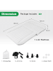 COSTWAY 190 x 130 cm SUV Luftmatratze doppelseitig in Beige