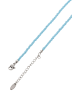 IZIA Women Necklace With Lobster Clasp in Light Blue White