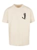 F4NT4STIC Heavy Oversize T-Shirt Ahoi Anker Knut & Jan Hamburg in sand