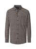 Redmond Langarm-Hemd in schwarz