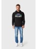 OLDSKULL Hoodie Wrldvibe Aurora Mountain Quest Graphic in Black