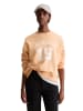 Marc O'Polo DENIM Sweatshirt im College-Stil relaxed in Bleached Apricot