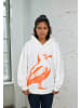 Salzhaut Hoodie VÖÖRUT in Offwhite