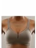 PETITE FLEUR T-Shirt-BH in mocha-mousse+weiß