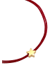 Elli Armband 925 Sterling Silber Sterne, Astro, Stern in Dunkelrot