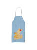 Mr. & Mrs. Panda Arbeitsschürze Fuchs Mama ohne Spruch in Blau Pastell