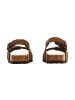 Divine Factory Kinder-Leder-Pantolette Noga Mistraly BS Edge Braun