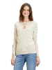 Betty Barclay Feinstrickpullover mit Cut-Outs in Powder Sand