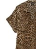 Vero Moda Leopardenmuster Hemd Kurzarm mit Brusttaschen in Braun