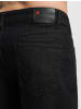 DENIM PROJECT Jeans-Shorts in black stone washed