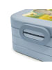 Mr. & Mrs. Panda MEPAL Bentobox Elefant Biene Design mit Spruch in Blau Pastell