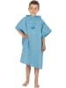 normani Kinder Badeponcho aus Mikrofaser Manati in Blau