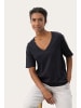 PART TWO T-shirt RatansaPW Gerade Passform in Dark Navy