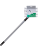 Novaliv Novaliv Fliesenreiniger Bad Wand mit Teleskopstiel inkl. Mikrofaser Be in Silber