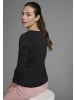 FLASHLIGHTS Langarmshirt in grau, schwarz