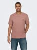 Only&Sons T-Shirt 2er-Set Rundhals Kurzarm in Rot-Weiß