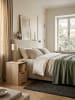 KADIMA DESIGN Nachtkonsole WL5.701 31x43x31 cm 1 Schublade und Ablagefach, in Sonoma