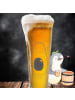 Mr. & Mrs. Panda Bier Glas Avocado Glücklich ohne Spruch in Transparent