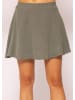 SASSYCLASSY Musselin Rock-Shorts in Khaki