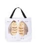 Mr. & Mrs. Panda Strandtasche Eulen Liebe ohne Spruch in Weiß
