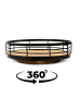 Cheffinger Drehbarer Bambus Organizer – 360° Drehteller für Bad, Küche & mehr in Holz
