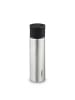 relaxdays Edelstahl-Trinkflasche in Silber - 750 ml