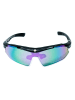 YEAZ SUNRAY Sport-Sonnenbrille schwarz/weiß/lila in lila