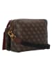 Guess Milano Umhängetasche 25 cm in brown-ochre-burgundy