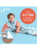 Schlummersack Babyschlafsack, 3.5 TOG in Hellblau-Rot