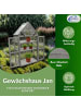 Coemo Gewächshaus Jan für Balkon in Grau