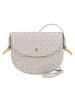 DuDu Skye Umhängetasche Leder 21 cm pearl grey