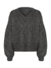 Kaffe Strickpullover KAtrina Loose fit in Dark Grey Melange