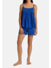 Hanro Pyjama Juliet in Dazzling blue