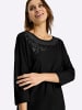 WITT WEIDEN Rundhals-Shirt in schwarz